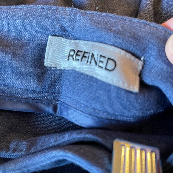 Catherines Refined Fit Women's Pants 4X (30X32) Chambray Blue - Picture 8 of 9